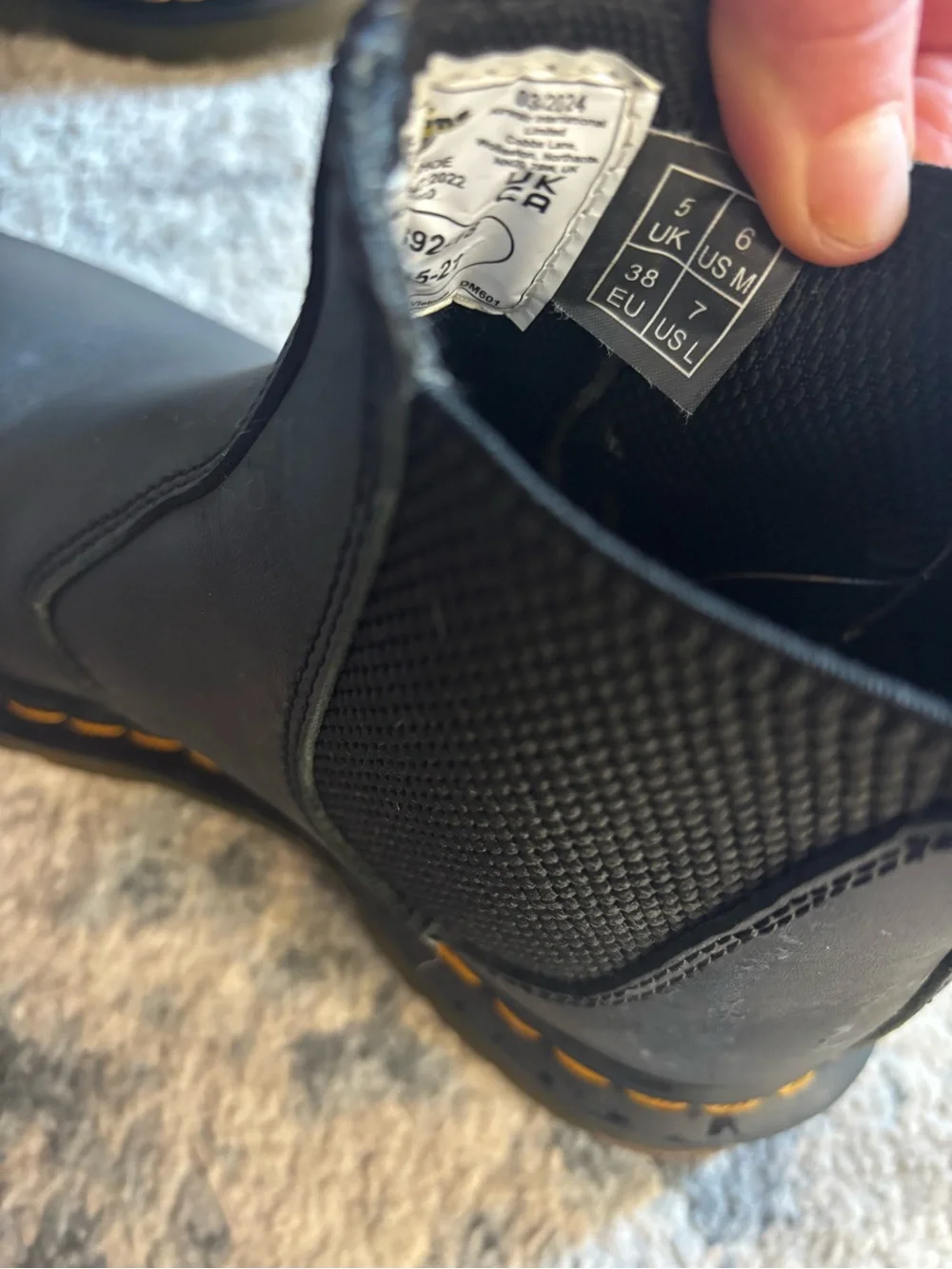 Dr. Martens Anti Slip Chelsea Ankle Boots Unisex Adult 2976 Sr - Picture 4 of 8